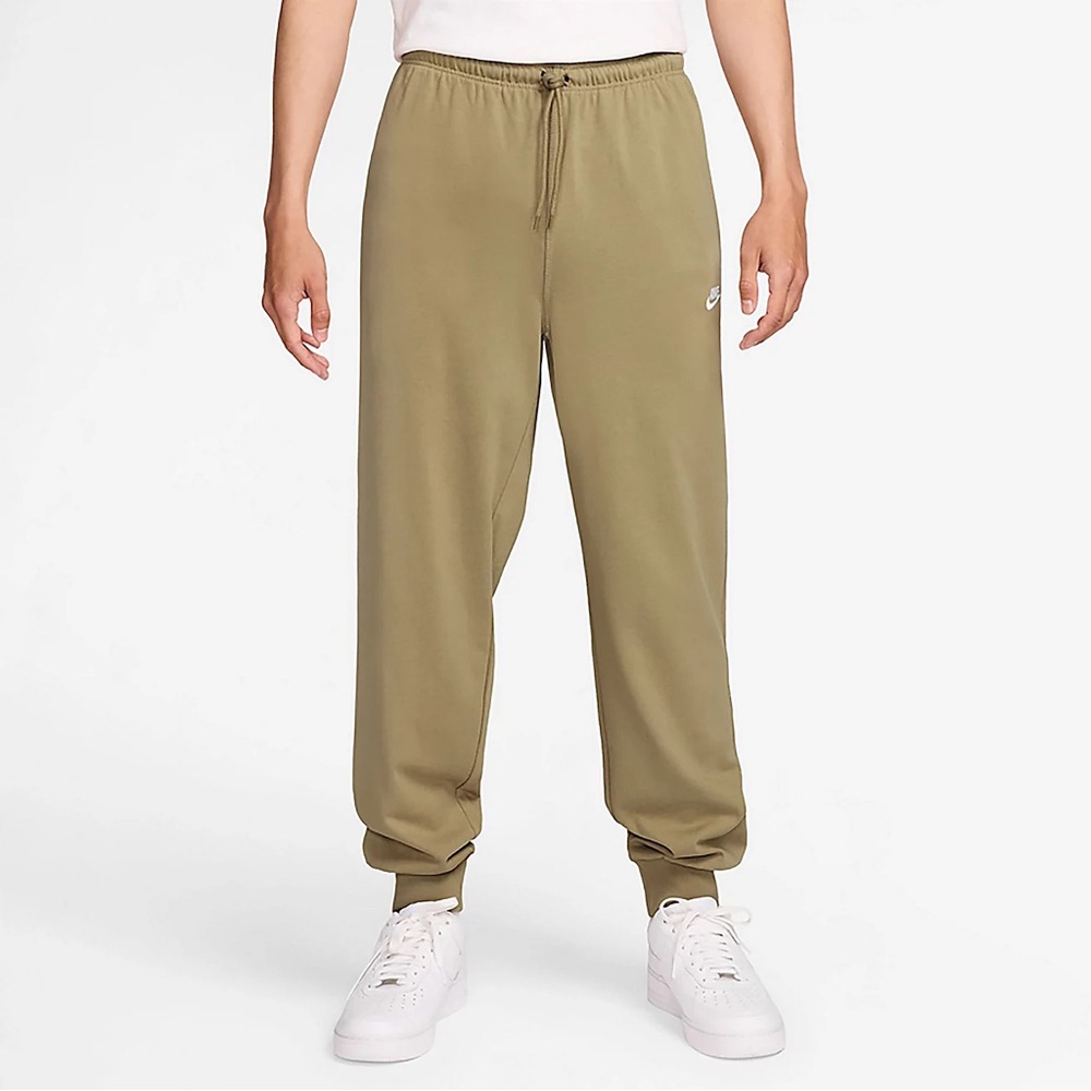Nike Club Knit Joggers Mens Small Beige Sweatpants